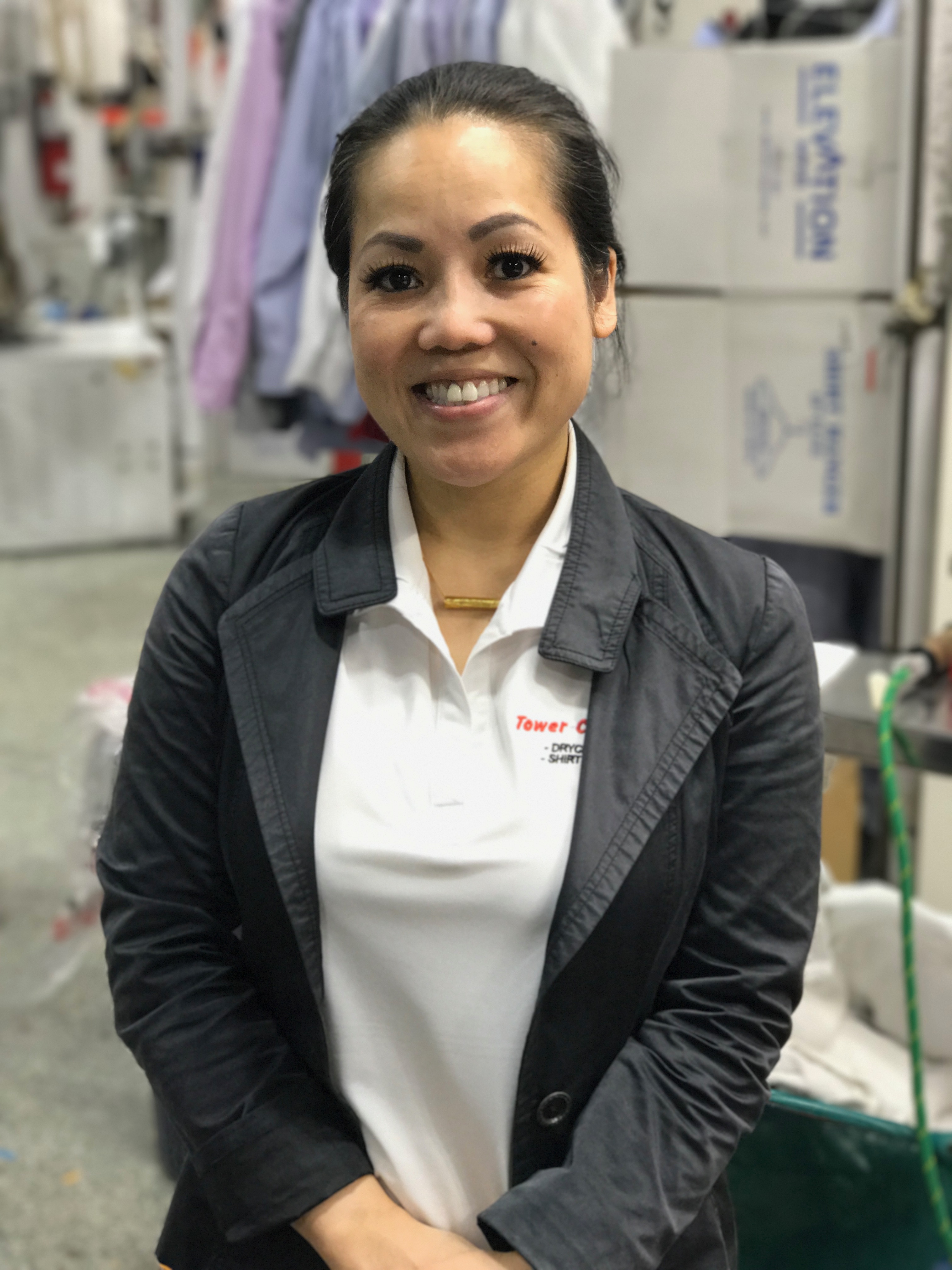 Nicky Pathammawong, Day Production Manager at Tower Cleaners