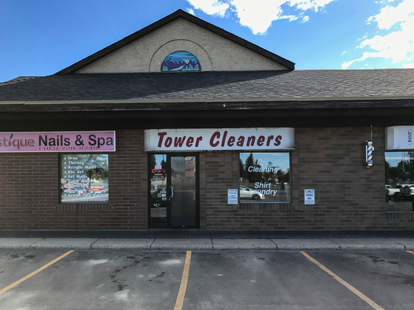 Douglasdale - CLOSED Tower Cleaners Store. #40, 20 Douglaswoods Dr SE, Calgary, Alberta. 